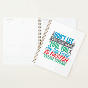 Agenda Funny Old Runner - Grupo de Idade Mais Rápida em E