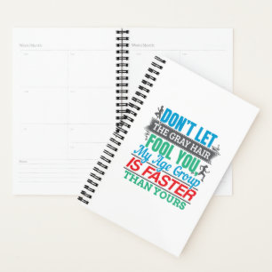 Agenda Funny Old Runner - Grupo de Idade Mais Rápida em E