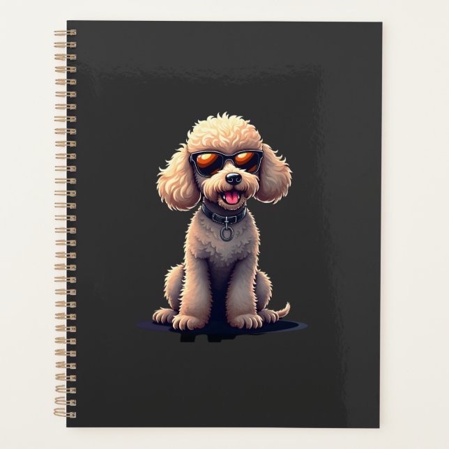 Agenda Funny Poodle Animal Lover Dogs Graphic Cute Dog Ow (Frente)