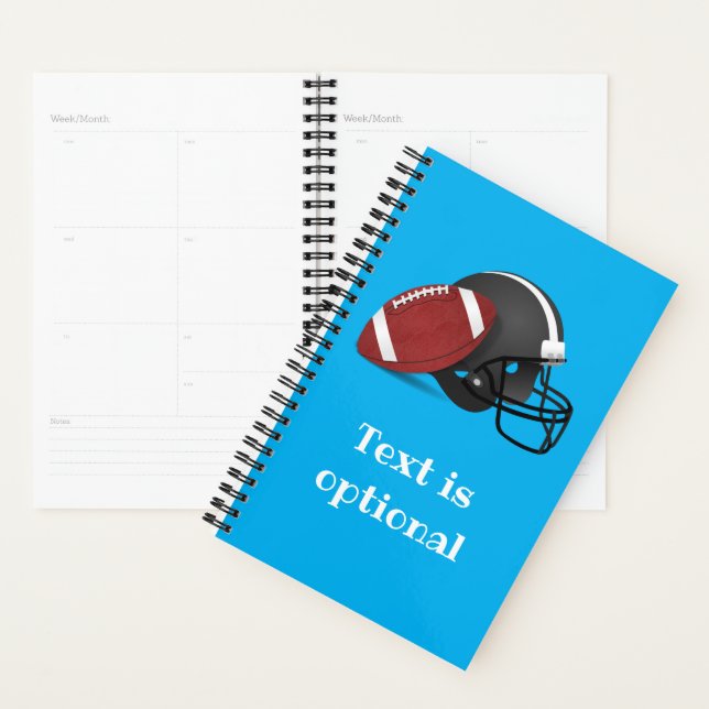 Agenda Futebol e Capacete de Futebol (Exibição)