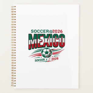 Agenda Futebol México 2026 Tipografia Negrito País