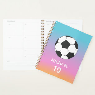 Agenda Futebol Personalizado Nome E Número