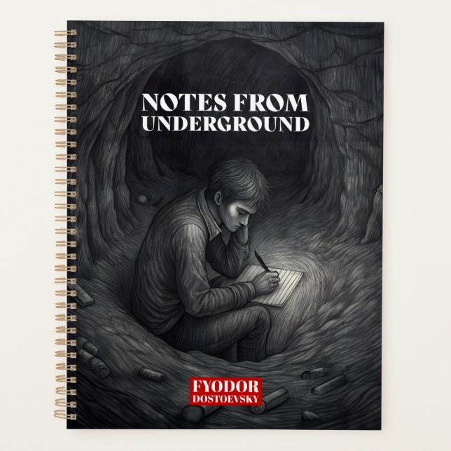 Agenda Fyodor Dostoevsky cita escritores russos (Frente)