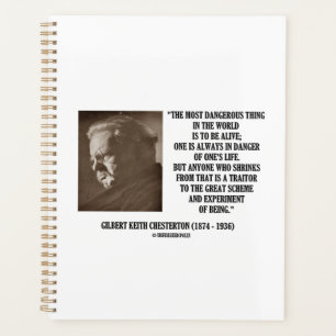 Agenda G.K. Chesterton Grande Experiência Esquema de Ser
