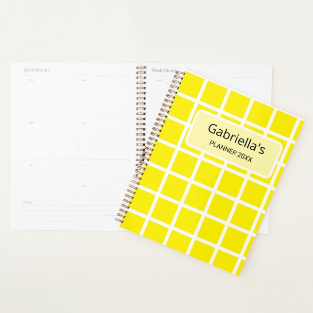 Agenda Gabriella personalizável (Exibição)