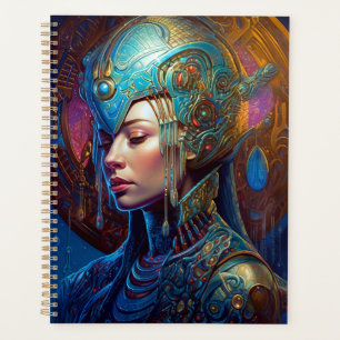 Agenda Galáctica Rainha de Ficha Científica Fantasia Arte