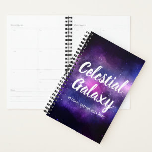 Agenda Galáxia Espacial Stars Nebulosa Roxa Ultrassecuá