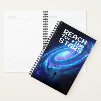 Agenda Galáxia Espiral Cósmica Astronauta Ficção Científi
