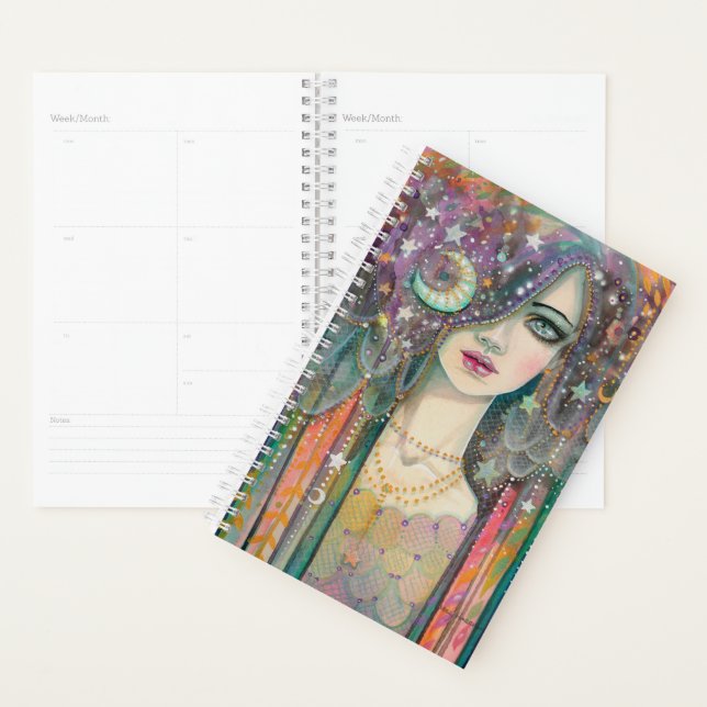 Agenda Galaxy Girl Bohemian Style Girl de Molly Harrison (Exibição)