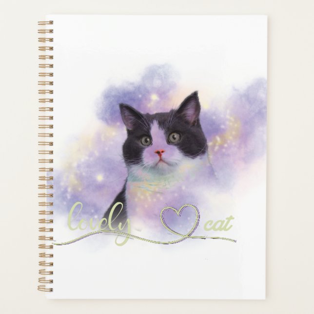 Agenda Galaxy Lovely Cat (Frente)