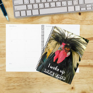 Agenda Galinha Meme de Cabelo Ruim Engraçado