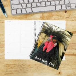 Agenda Galinha Meme Dia Ruim de Cabelo Engraçado