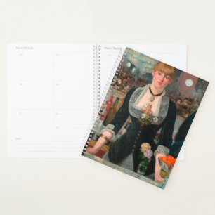 Agenda Garçom Mal-Humorado de Paris Manet Um Bar no Folie