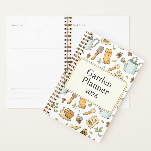 Agenda 🌱📒 Garden Planner 2026 🐌🧤 (Exibição)