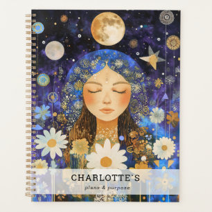 Agenda Garota Cósmica Boho Lua