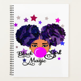 Agenda Garota Galáxica, Garota Afro, Menina Negra, Melan