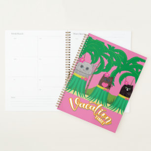 Agenda Gatinho Hula do Tempo de Férias