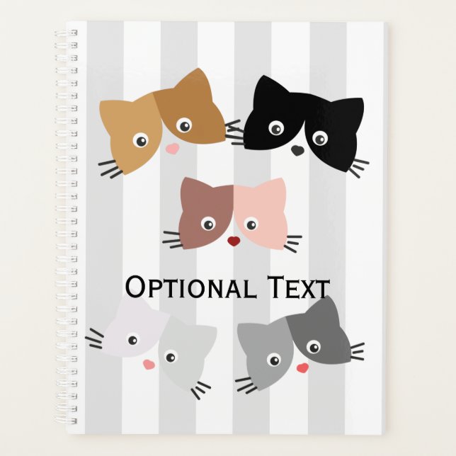 Agenda Gatinhos Curiosos Felizes (Frente)