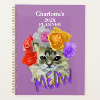 Agenda Gato Amante de Gato Curto se Destina Personalizado