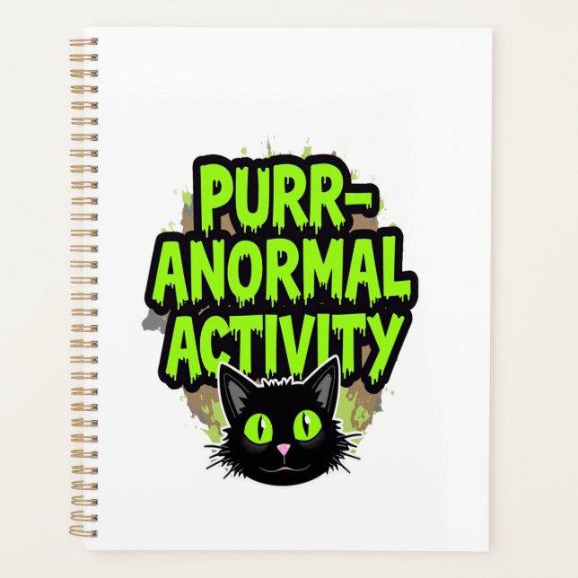 Agenda Gato Atividade Purr-anormal (Frente)