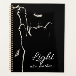 Agenda Gato branco chato