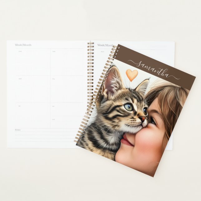 Agenda Gato branco majestoso (Exibição)