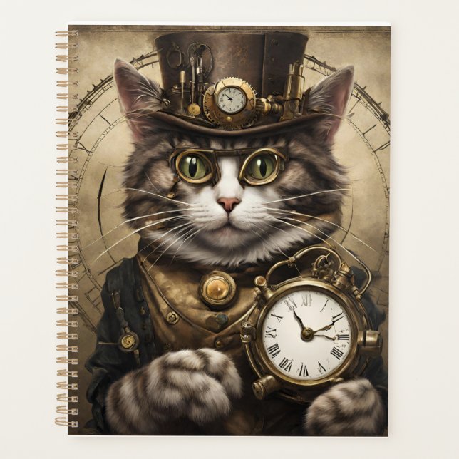 Agenda Gato de Clocagem (Frente)