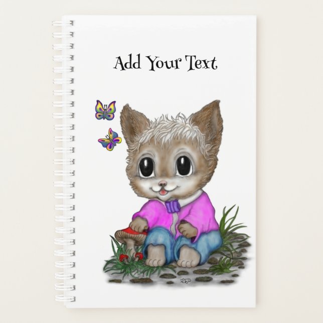 Agenda Gato de Gato e Borboleta (Frente)