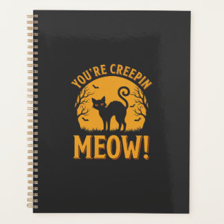 Agenda Gato de Halloween Você Está Me Fazendo Gritar