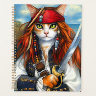 Agenda Gato de Pirata de Swashbuckler Fantasy Character