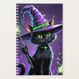 Agenda Gato de Sorcereiro de Halloween