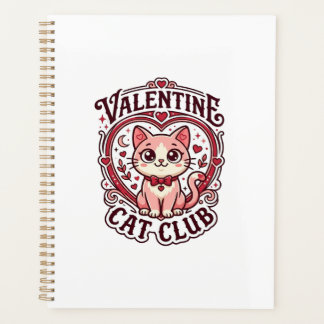 Agenda Gato do Dia dos Namorados Design Engraçado Amante