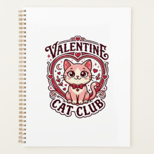 Agenda Gato do Dia dos Namorados Design engraçado do aman