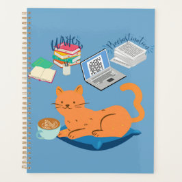 Agenda Gato do Escritor de Procrastinação