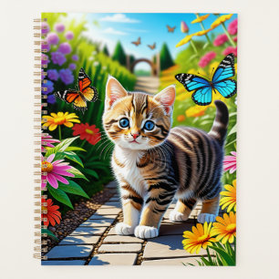Agenda Gato e borboletas