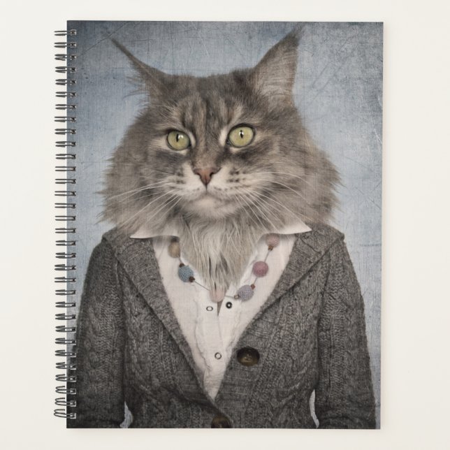 Agenda Gato Em Roupas (Frente)