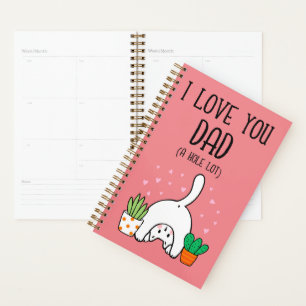 Agenda Gato Engraçado Eu Te Amo Pai Buraco