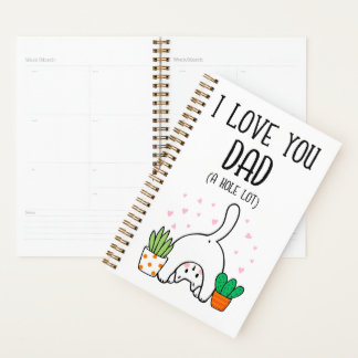 Agenda Gato Engraçado Eu Te Amo Pai Buraco