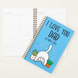 Agenda Gato Engraçado Eu Te Amo Pai Buraco
