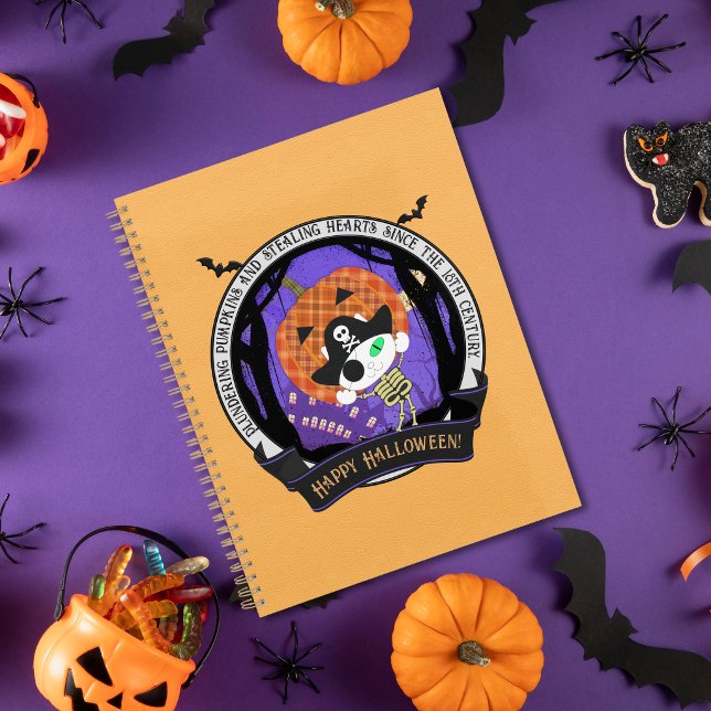 Agenda Gato esqueleto de pirata (Pirate skeleton cat planner)