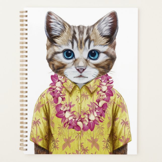 Agenda Gato Gatinho Havaiano (Frente)