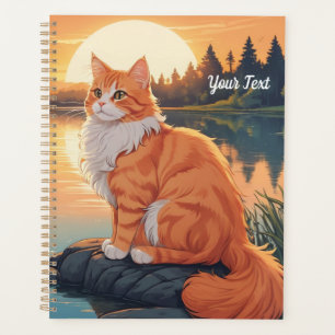 Agenda Gato Laranja junto ao Lago