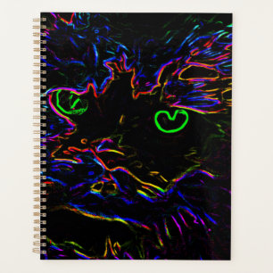 Agenda Gato Neon Glow