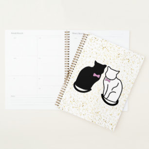 Agenda Gato Preto e Branco