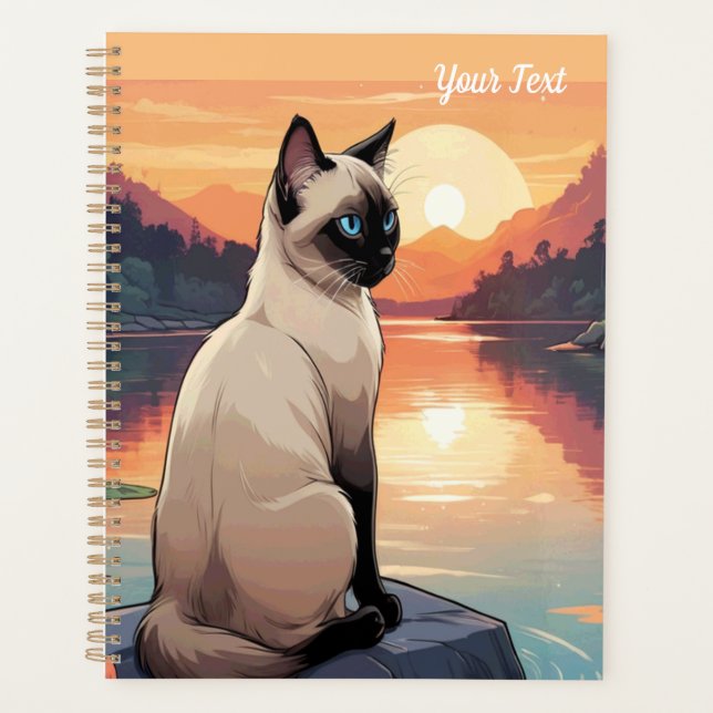 Agenda Gato Siames pelo Lago (Frente)
