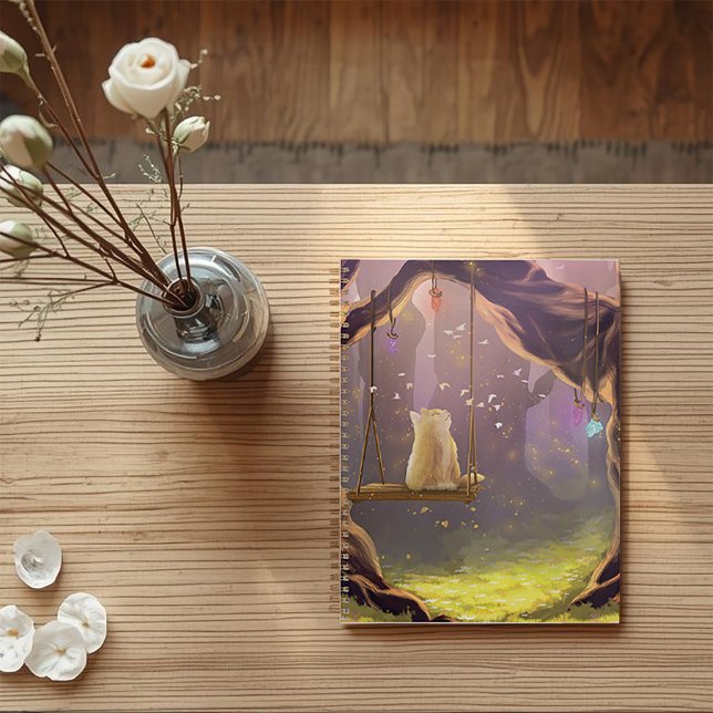 Agenda Gato Whimsical em um Swing Planner (Criador carregado)