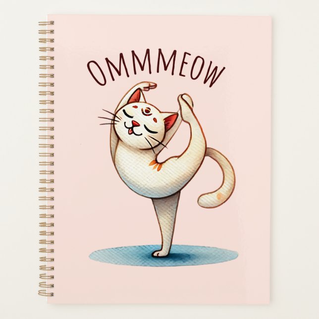 Agenda Gato Yoga Pose - Miau (Frente)