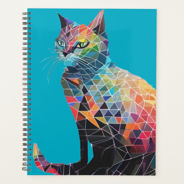 Agenda Gatos abstrato (Frente)