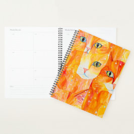 Agenda Gatos abstrato