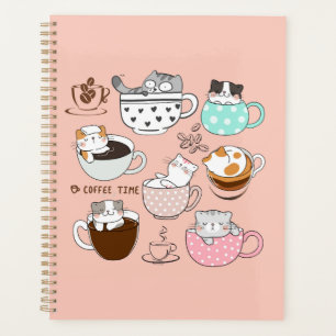 Agenda Gatos de Café Engraçados